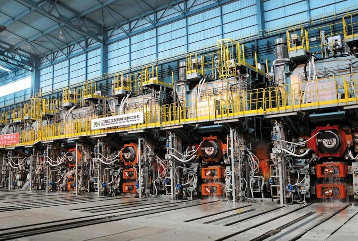 Hot Strip Mill equipped with the mill stabilizing device at Dragon Steel Corporation, Taiwan