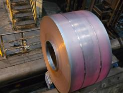 The first coil produced at the steel producer’s hot-strip mill after Primetals Technologies’ modernization of the automation system.  