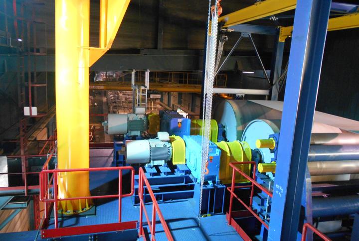 Modernized bridle area of the annealing and pickling line