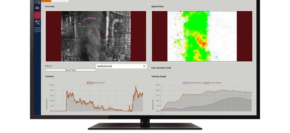 Monitor with Fume Monitor software