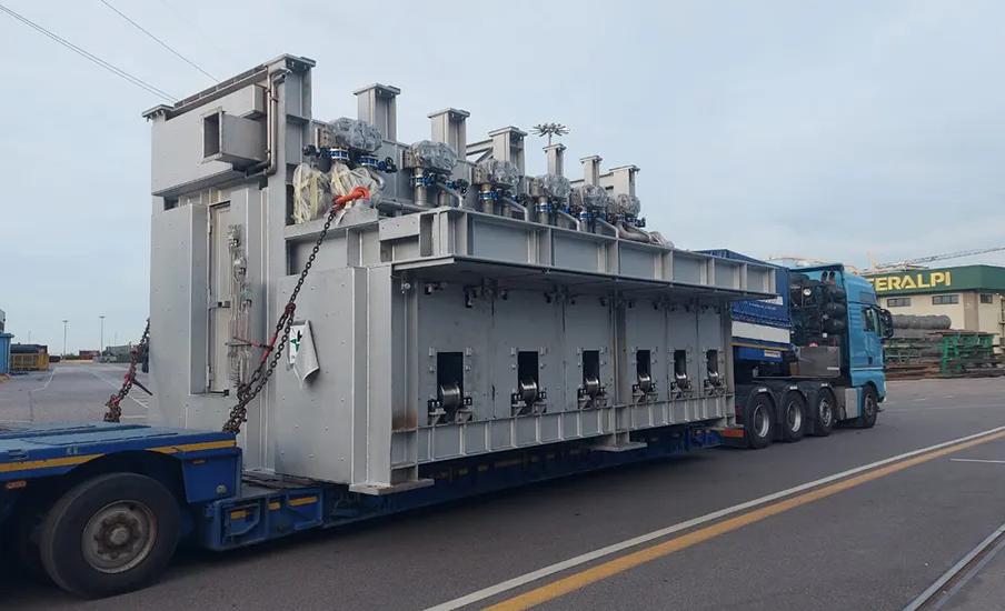 Primetals Technologies designed the 6-strand billet caster bow in one piece to ensure a minimized shutdown period.