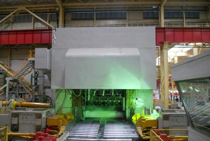 Aluminium hot rolling mill