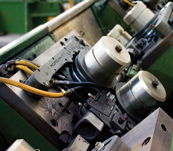 Morgan No-Twist® Mill roll housing highlighting the components and maintenance practices covered in rebuilding and preventive maintenance training.