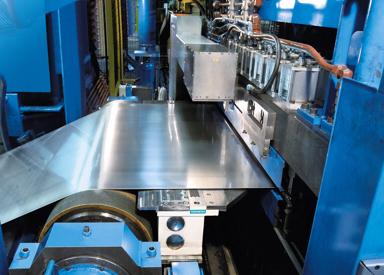Contactless Shape Monitor at Cold Rolling Mill 