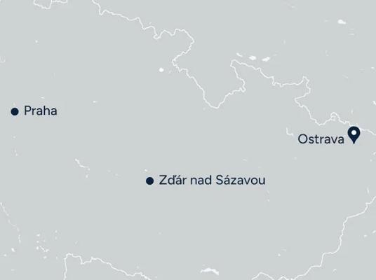 Locations in Czechia