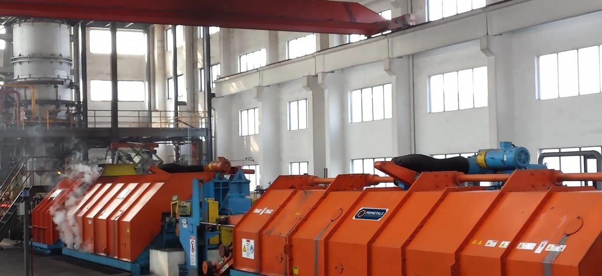 SCR-7000 copper rod mill processing line supplied by Primetals Technologies to Southwire Company, LLC.