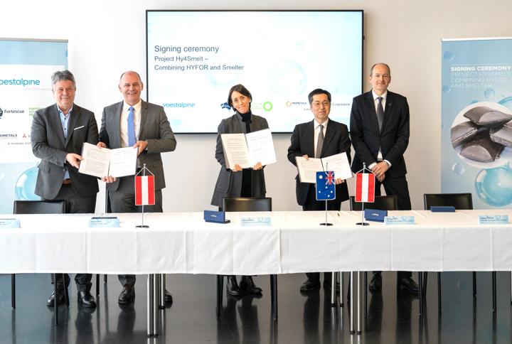 Primetals Technologies, Fortescue, and voestalpine signed the Memorandum of Understanding on Monday, December 19. 