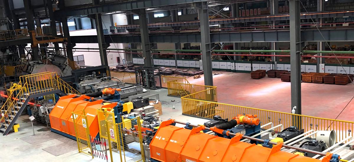 Copper rod mill from Primetals Technologies.