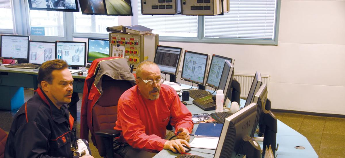 Coke oven control pulpit—located in the control room of the coke dry-cooling plant