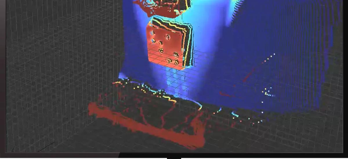 Monitor with visualization result of Ladle Position Monitor