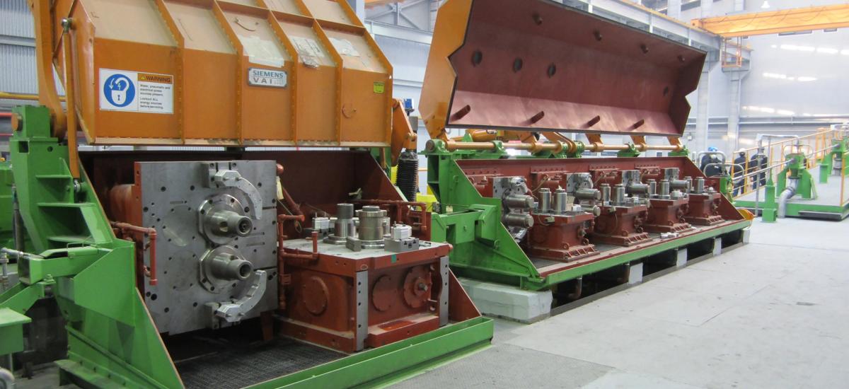 Copper rod mill processing line supplied by Primetals Technologies via Southwire Company, LLC.