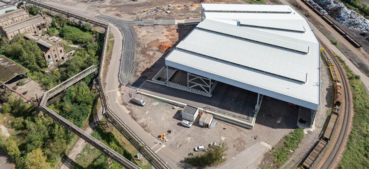 The area at Saarstahl’s site in Völklingen, Germany where the large substation from Primetals Technologies will be constructed. Copyright: Uwe Braun, SHS - Stahl-Holding-Saar