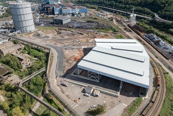 The area at Saarstahl’s site in Völklingen, Germany where the large substation from Primetals Technologies will be constructed. Copyright: Uwe Braun, SHS - Stahl-Holding-Saar