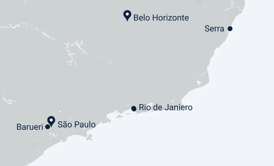 Primetals Technologies locations in the Brazil