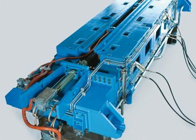 Siemens VAI SmartMold equipped with a hydraulic mold oscillator