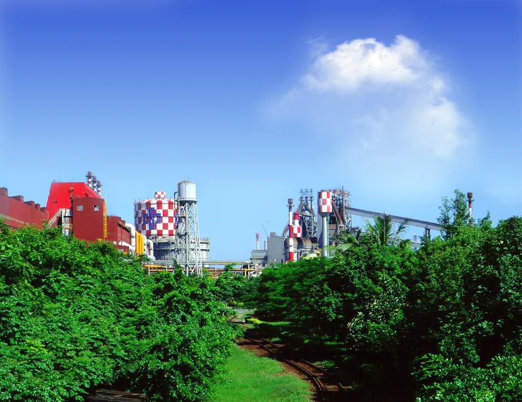 China Steel Corporation’s iron- and steelmaking plants in Kaohsiung, Taiwan.