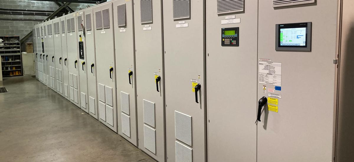 State-of-the-art drives for the direct strip production complex’s downcoiler at Algoma Steel in Sault Ste. Marie, Canada