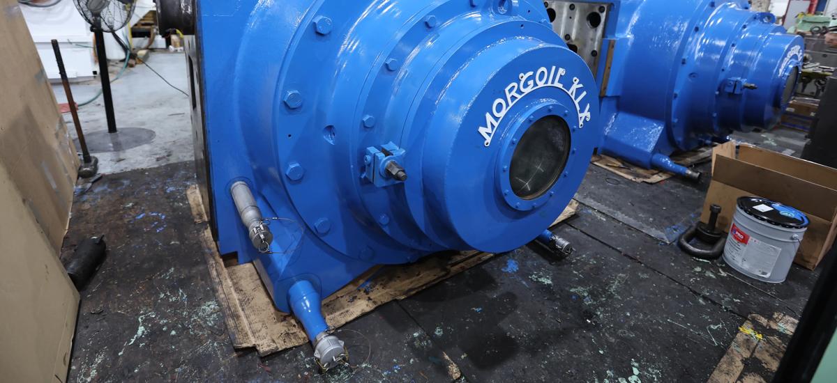 Photo of MORGOIL KLX bearing in the Warren, Ohio workshop