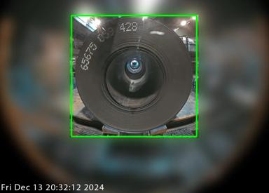 Coils in the entry and exit sections of a mill, each coil identified by numbers visibly marked on their surfaces. Vision-based artificial intelligence automatically recognizes and records these numbers, enabling efficient and accurate coil tracking for operators