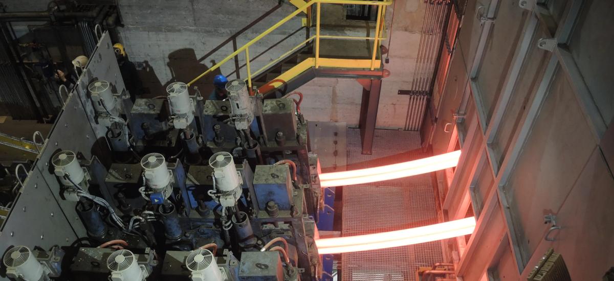 Three-strand continuous billet caster from Primetals Technologies at the Bolzano plant site of Italian steel producer Acciaierie Valbruna S.p.A.