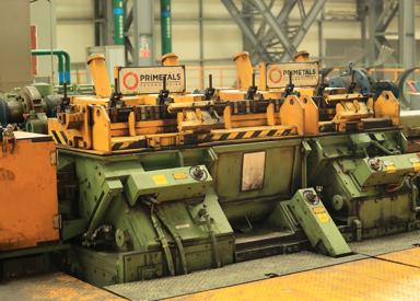 The Morgan Reducing/Sizing Mill within a stainless steel combination bar and rod mill