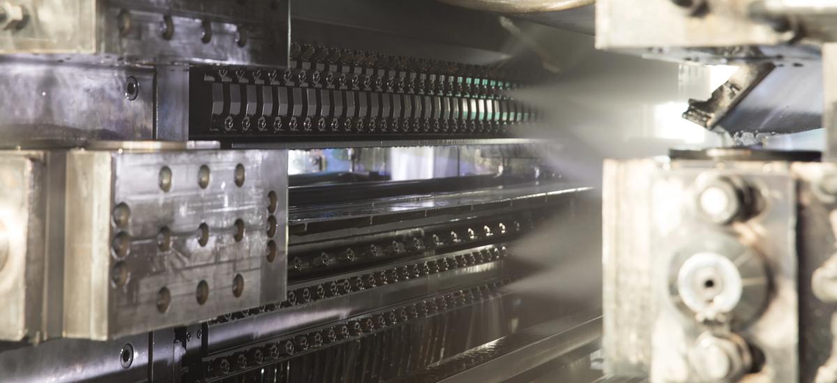 ISV Spray System from Primetals Technologies installed on an aluminium foil mill.