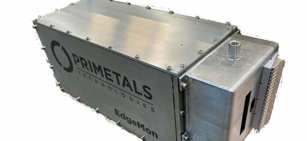 EdgeMon Integrated Sensor with the “mist shield,” ideal for aluminium to avoid rolling emulsion that may interfere with the sensor’s glass.