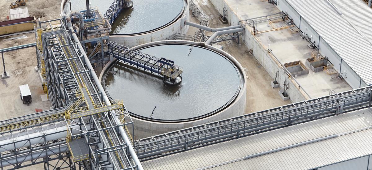 Water treatment plant of the MIDREX® plant