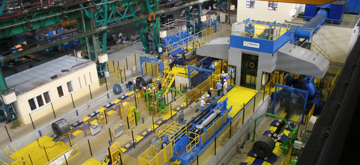 Reversing cold mill (RCM) from Primetals Technologies. A comparable mill be installed in the Ixtaczoquitlan production plant of the Mexican Steel producer Talleres y Aceros S.A. de C.V.(Tyasa)