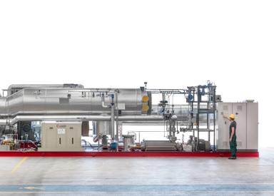 Gas recovery turbine by Turboden (© Turboden Ltd.)
