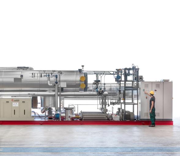 Gas recovery turbine by Turboden (© Turboden Ltd.)