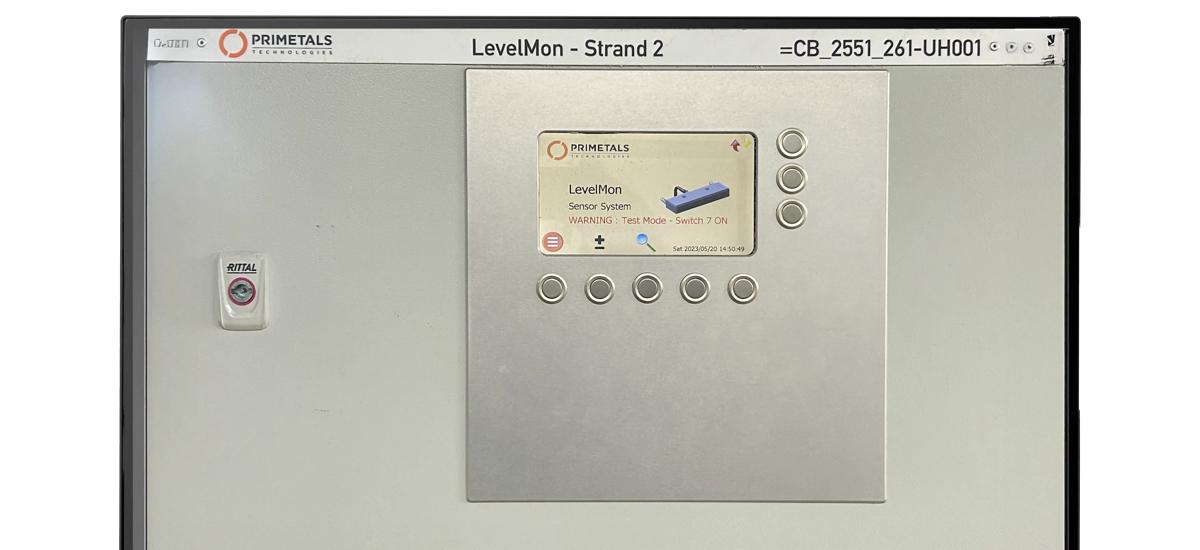 Control panel of software LevMon