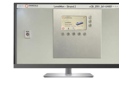 Control panel of software LevMon