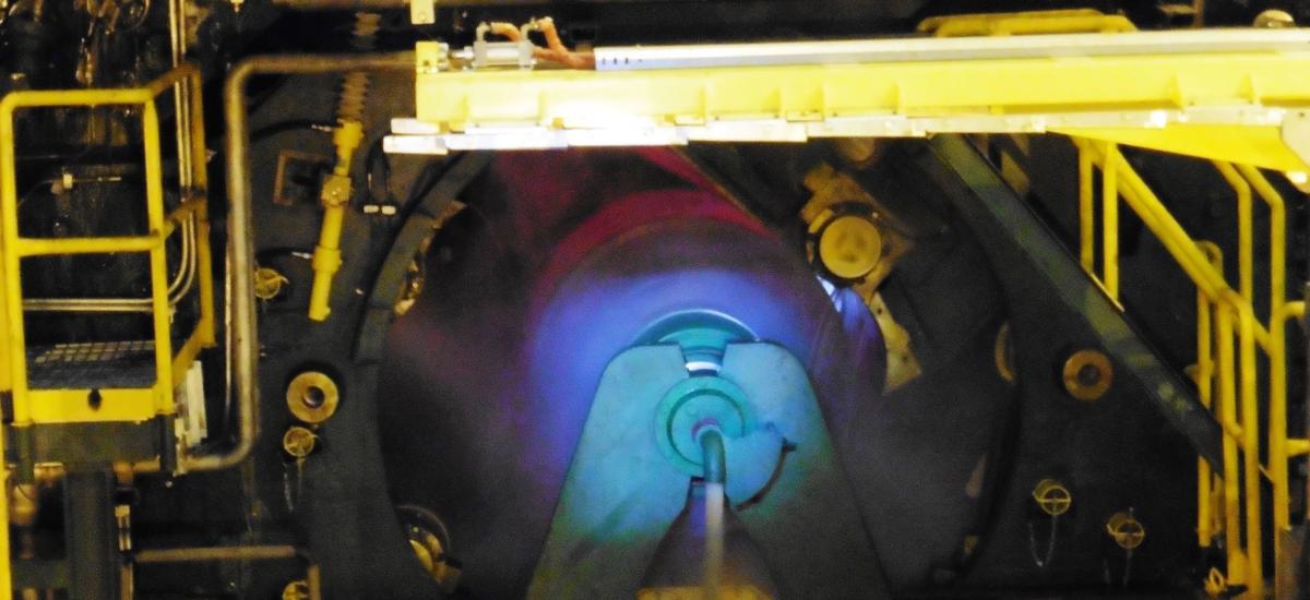 Arvedi ESP plant no. 1 at Rizhao Steel Group Co., Ltd in Rizhao, China. In February, the plant supplied by Primetals Technologies produced the first coil.