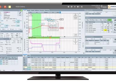 Screen of process optimization software VD/VOD Optimizer