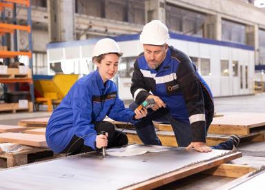 Two Engineers for Copper Plaing Services