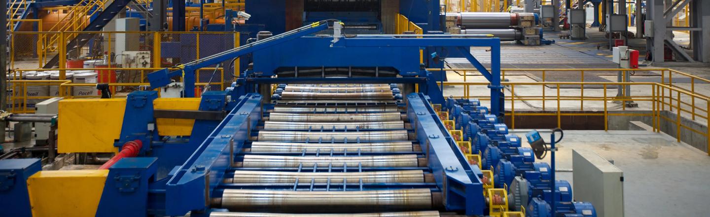 Aluminum hot rolling mill 