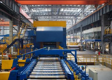 Aluminum rolling mill stand