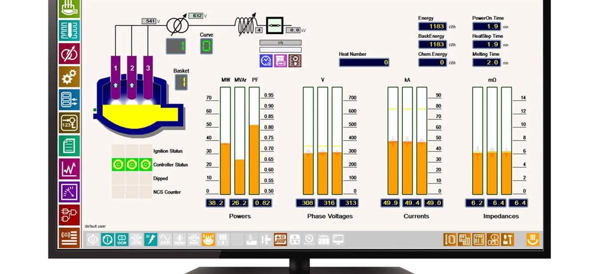 Monitor with software Melt Expert