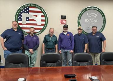 Representatives from Primetals Technologies and Nucor Decatur.