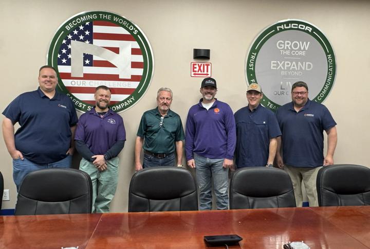 Representatives from Primetals Technologies and Nucor Decatur.