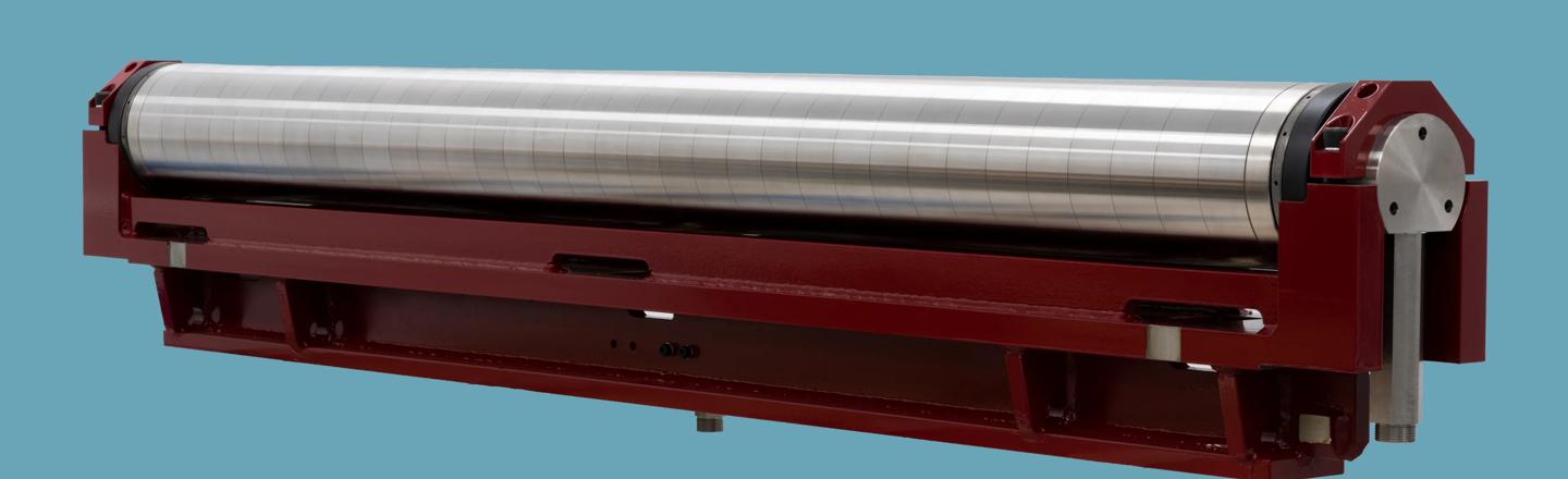 AirBearing ShapeMeter roll mounted in it carriage