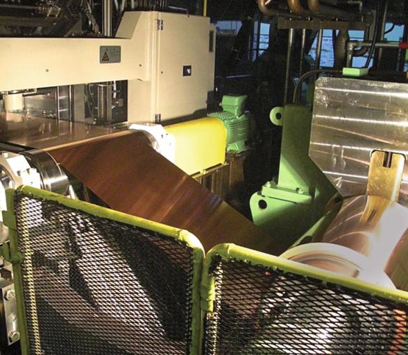 Copper rolling mill