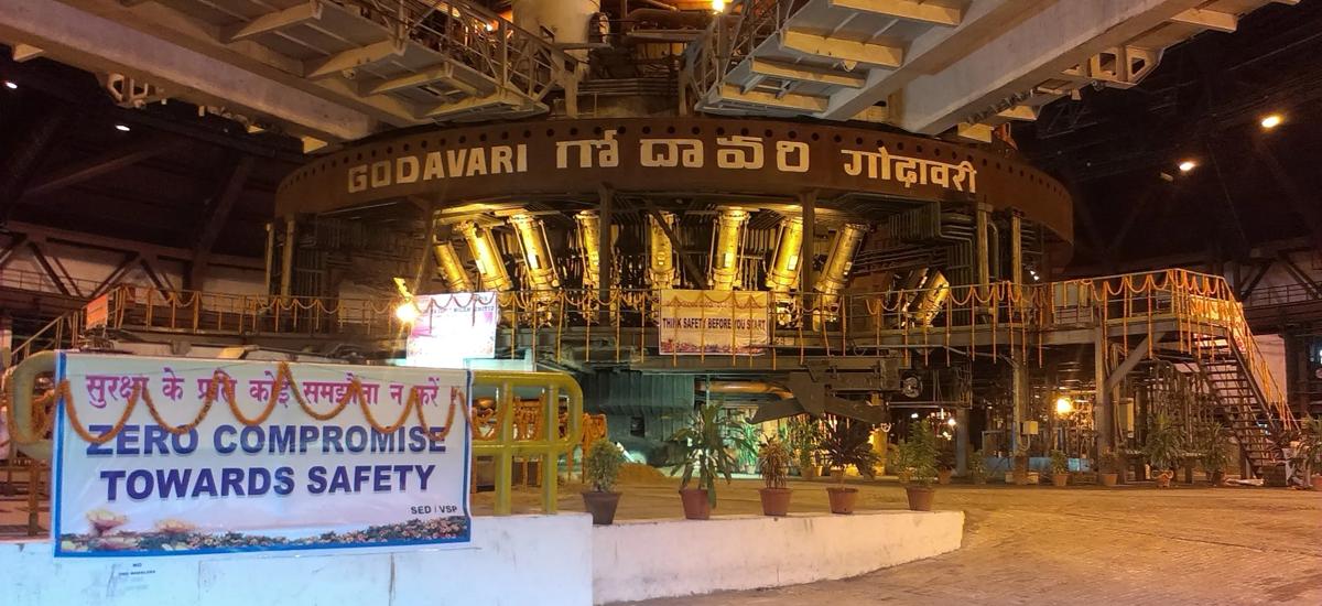 RINL Vizag Blast Furnace No.1 blow-in