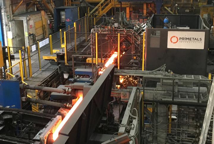 ERT-EBROS billet welding system  installed at Ferriera Valsabbia S.p.A. in Odolo, Italy.