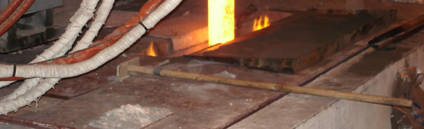 Continous casting platform mold