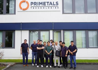 KG Steel and Primetals Technologies’ project execution team during the basic design meeting.