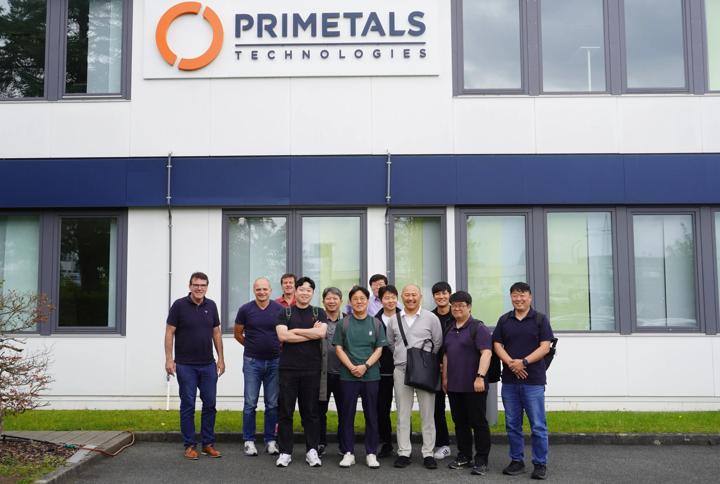 KG Steel and Primetals Technologies’ project execution team during the basic design meeting.