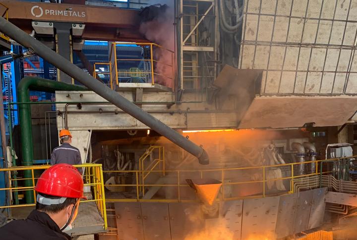 Hongtai Steel’s EAF Quantum from Primetals Technologies. 