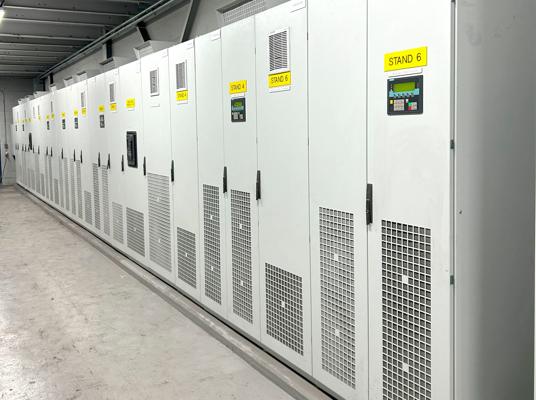 Primetals Technologies upgraded 16 DC drives for Sterling Steel’s rolling mill stands.
